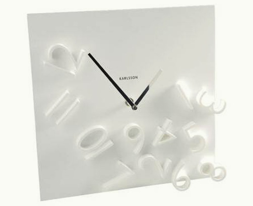 Wall clock -Dwell's falling numbers. This link will open a new browser window.