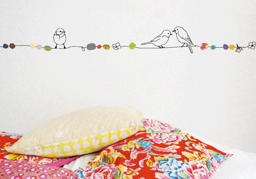 Wallsticker – birds on a wire. This will open a new browser window.