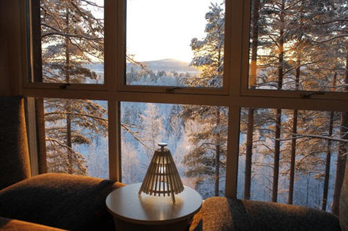 Tree Hotel - A room with a view. This will open a new browser window.