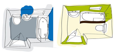 Designing your own bathroom - sketch it out 5and 6.