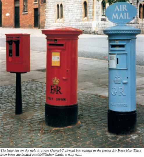 Branding identity through colour... royal mail's iconic red mail box. This opens a new browser window.