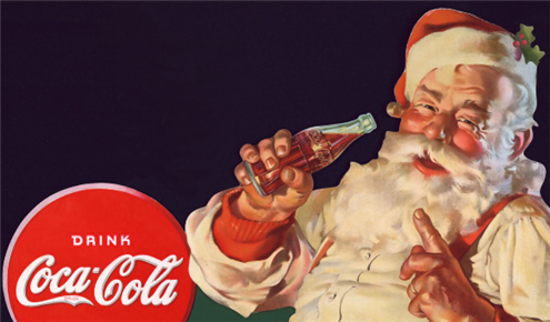 Business branding colour- how coca cola turned santa red. This opens a new browser window