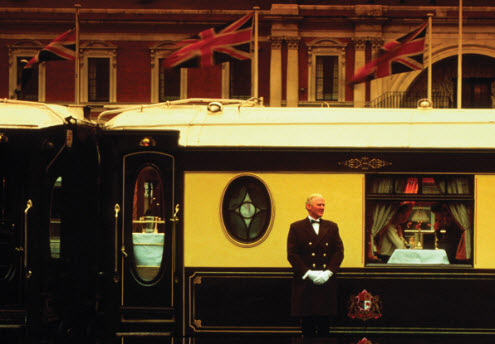 Business branding colours - meaning of brown - British Pullman luxury train. This opens a new browser window.