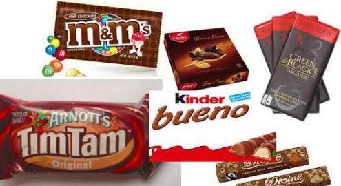 Business branding colours - meaning of brown - chocolate brands.