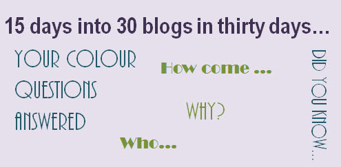 30 blogs in 30 days - 15 days in.