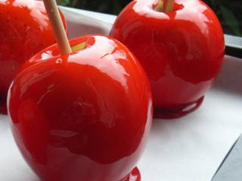 30 day blog challenge - colourful food - why are toffee apples red. This opens a new browser window.
