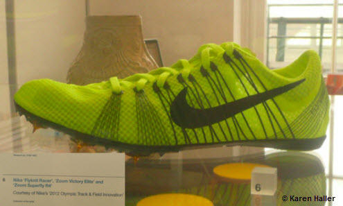 Nike volt shoes London 2012 Games Victorian and Albert museum.