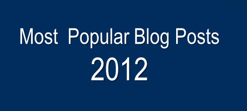 Most Popular Blog Posts 2012