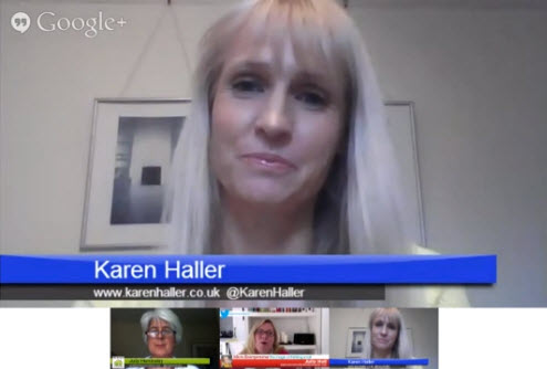 Women Unlimited - The Challenges of working from home - Google Hangout - Karen Haller