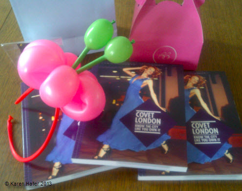 Covet London launch - Covet London guide and goodies