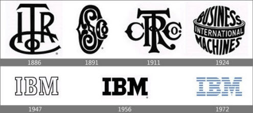 Business branding - IBM brand colour revolution. This opens a new browser window.