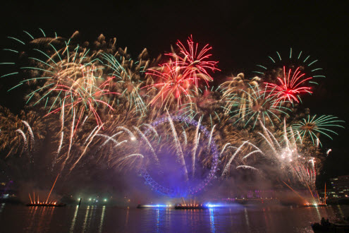 Dulux let's colour awards 2014 - New Year's Eve Firework Display. This opens a new browser window.
