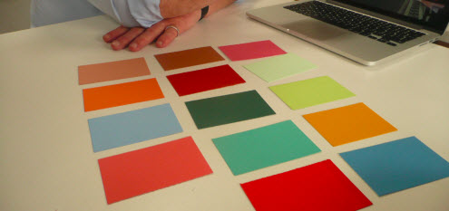 An insight into naming paint colours - Session with Will Alsop - the colours
