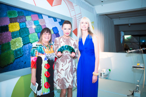 Dulux Let's Colour Awards evening - Hilary Alexander, Katalin Ivanka and Karen Haller.