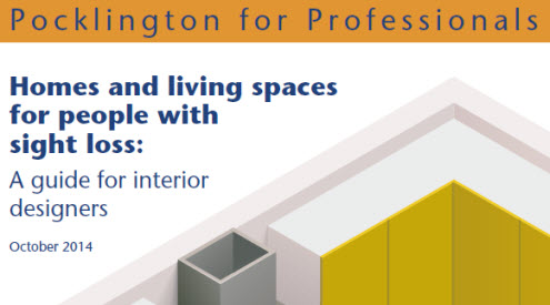 Thomas Pocklington - Homes and living spaces for people with sight loss - a guide for interior designers