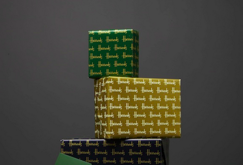 Blog Post - It's a Wrap - Harrods wrapping paper