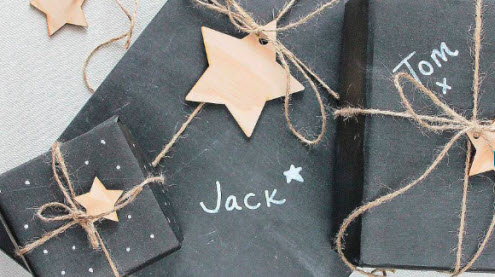 Blog Post - It's a wrap - chalkboard paper - Not on the High Street