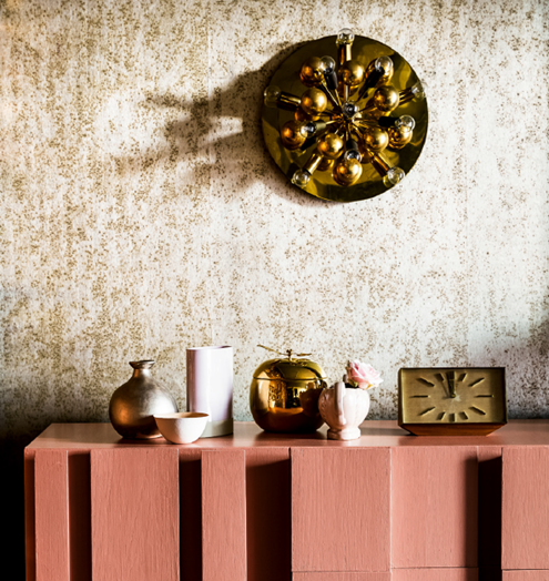Copper blush - mid century modern look