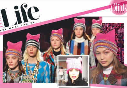 news look magaine how we're reclaiming the colour pink cover karen haller interview read