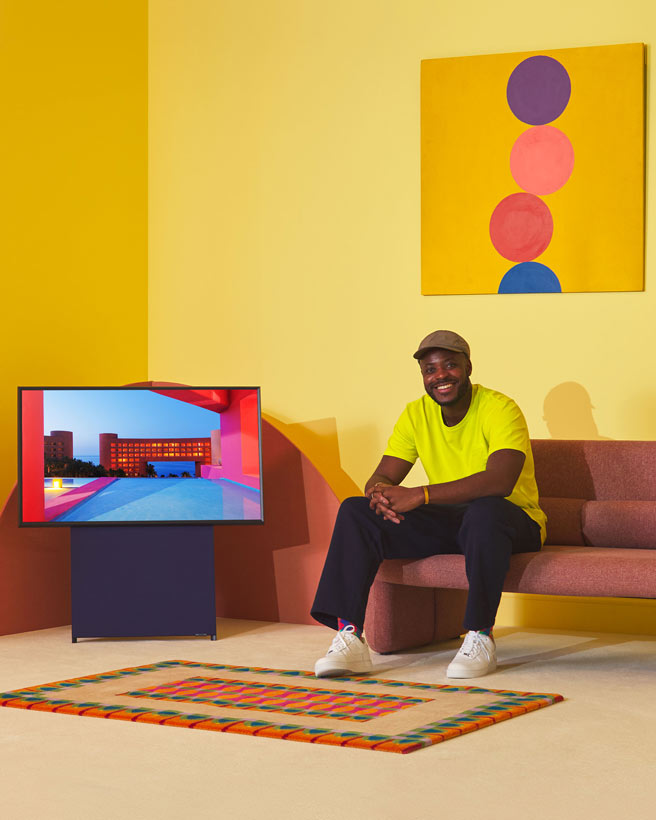 samsung living colour project yellow room