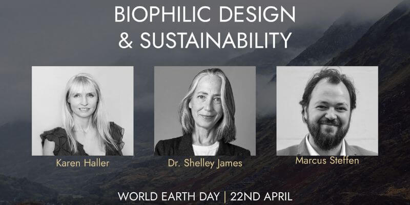 world earth day biophilic design and sustainability talk